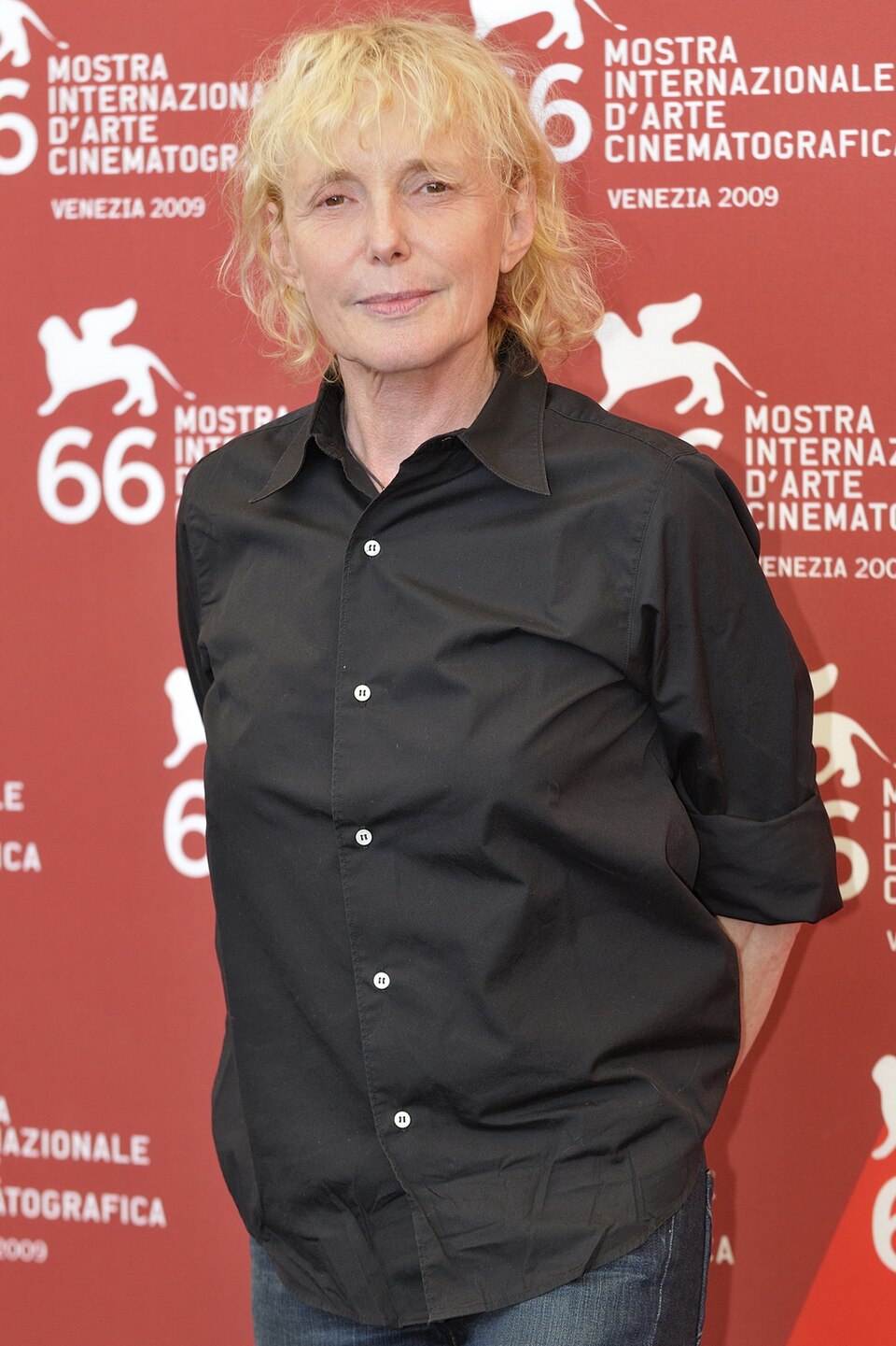 Claire Denis à la Mostra de Venise, le jour de la première du film (6 septembre 2009)